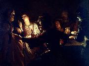 Gerard van Honthorst De Verloochening van Sint Petrus Germany oil painting artist